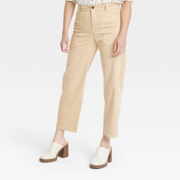 Universal Thread High Waisted Barrel Leg Pants-Sz 4 - Picture 1 of 7